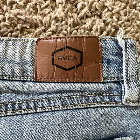 RVCA Light Blue Denim Shorts - Picture 5 of 5